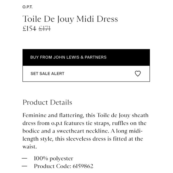 Alice + Olivia O.P.T. New Midi Dress Toile de Jouy Smocked Corset Whimsigoth - Picture 11 of 14